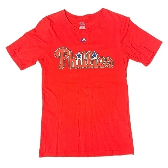 PHILLIES Rhys Hoskins Tee Youth L Large - Picture 2 of 7